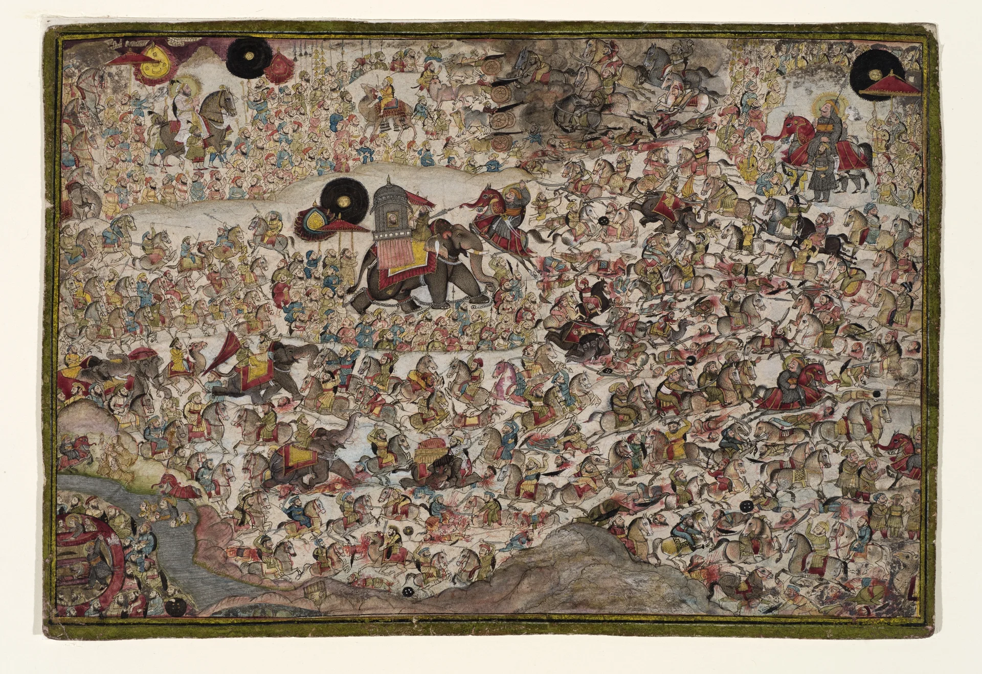 Maharana Pratap and Chetak at the Battle of Haldighati