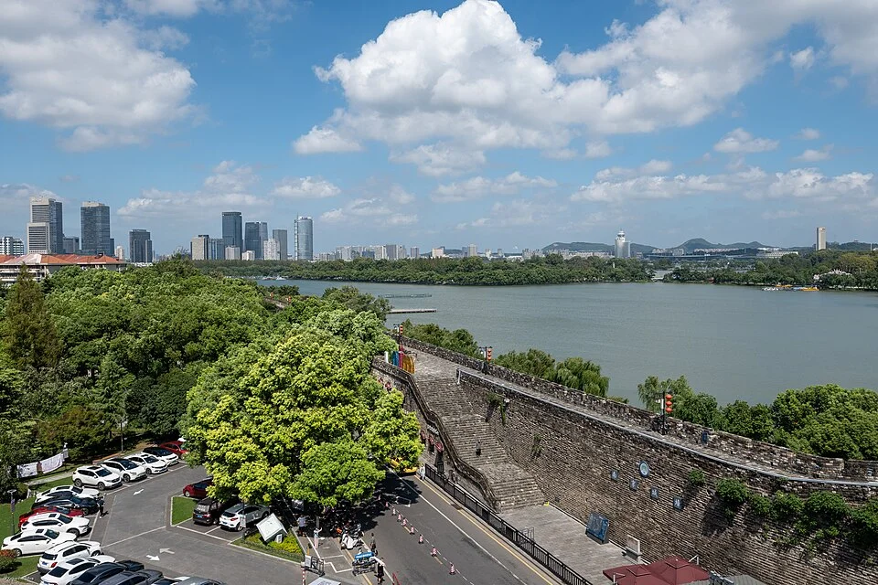 The Ming city wall of Nanjing