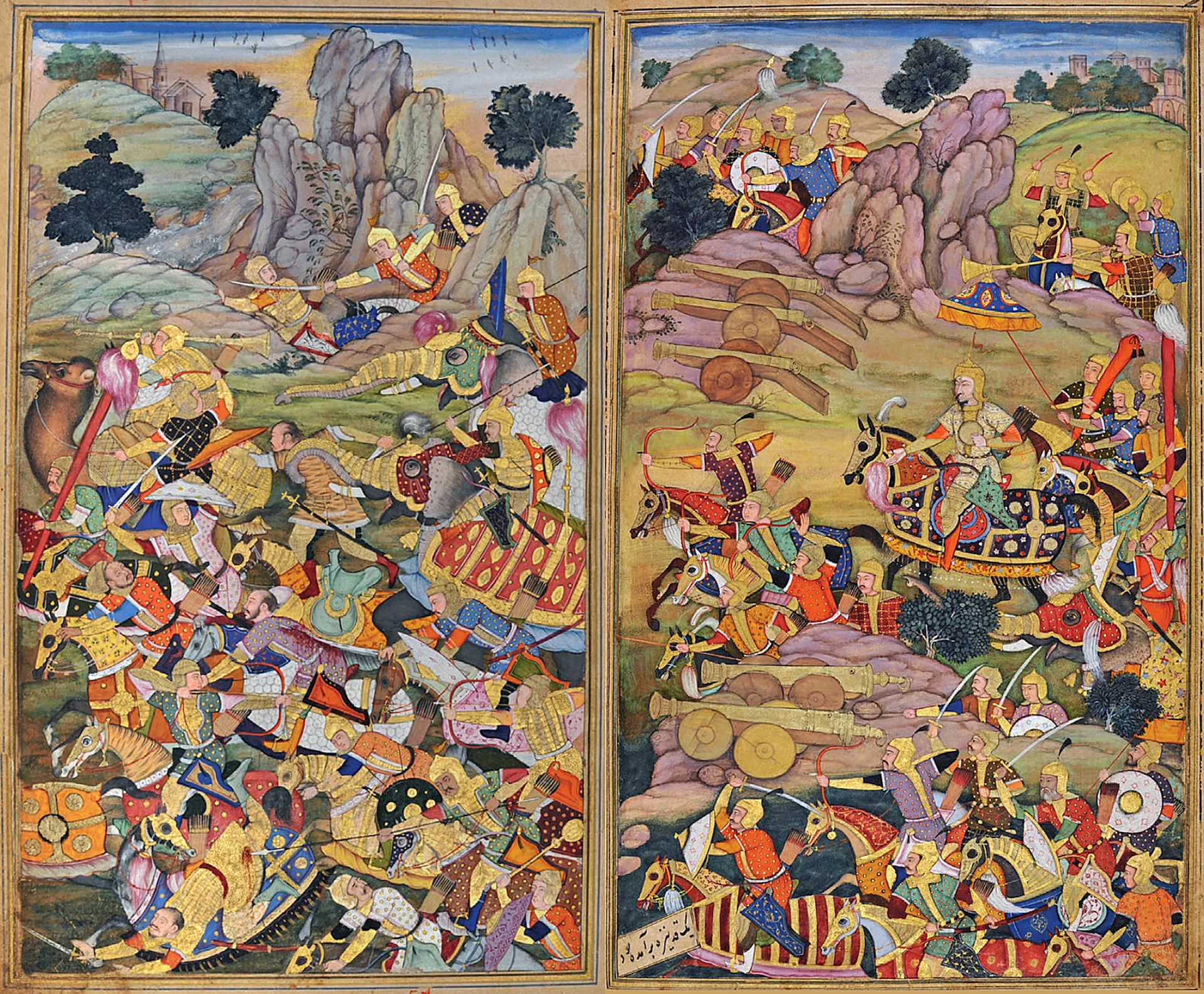 Babur at the First Battle of Panipat