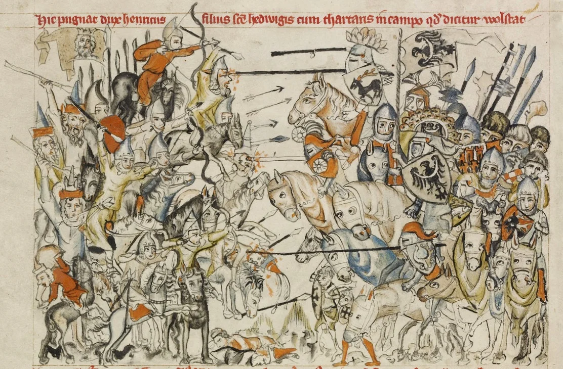 The Battle of Legnica in the Hedwig Codex