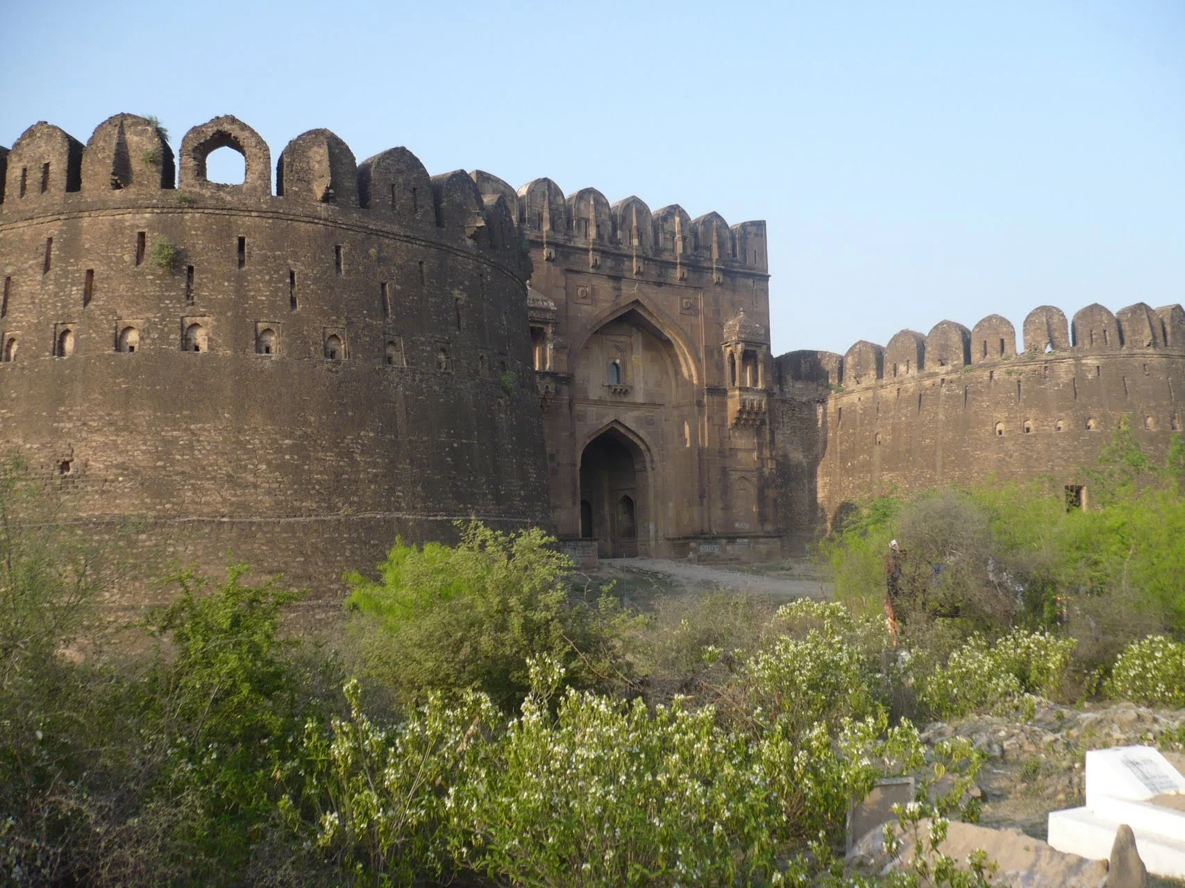 Sohail Gate and Massive Ramparts of Rohtas Fort