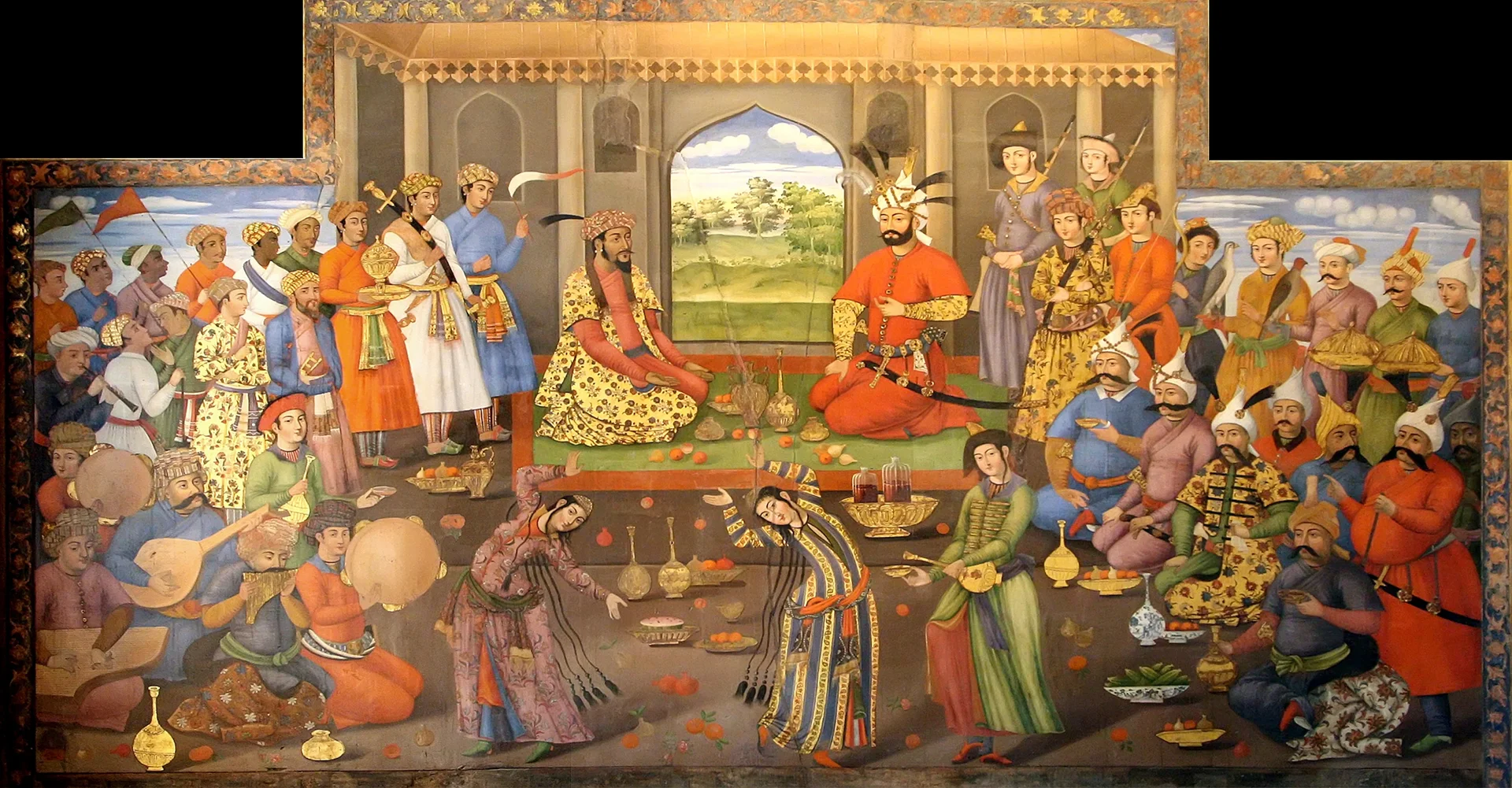 Shah Tahmasp Welcomes Emperor Humayun to Persia